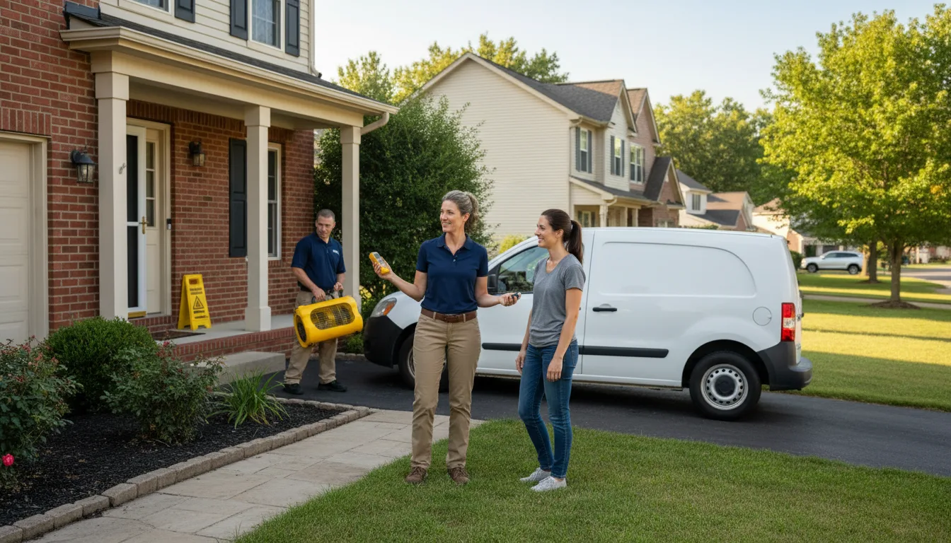 Residential water damage restoration in Sacaton, AZ